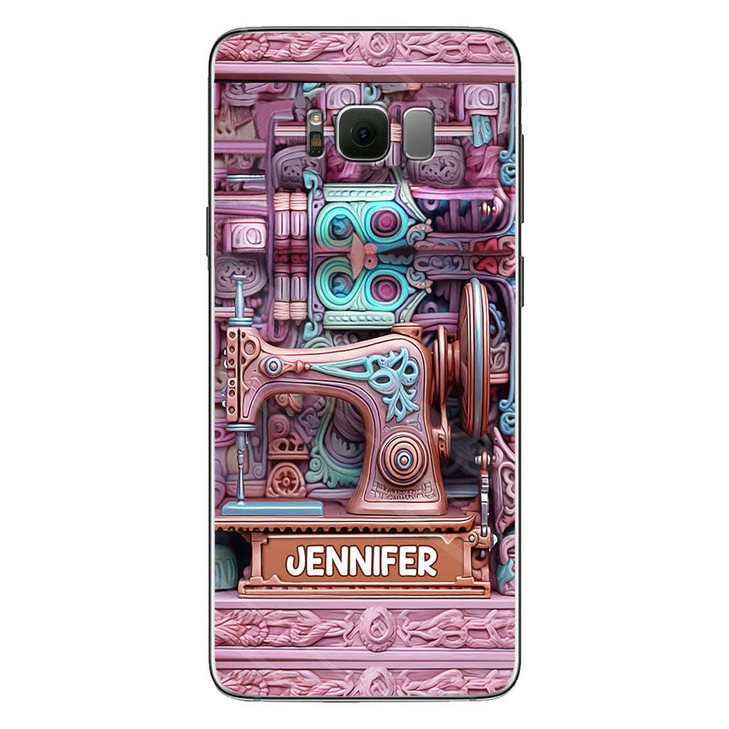 Love Sewing - Personalized Sewing Phone Case