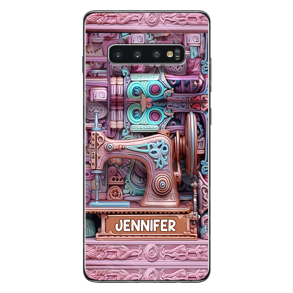 Love Sewing - Personalized Sewing Phone Case