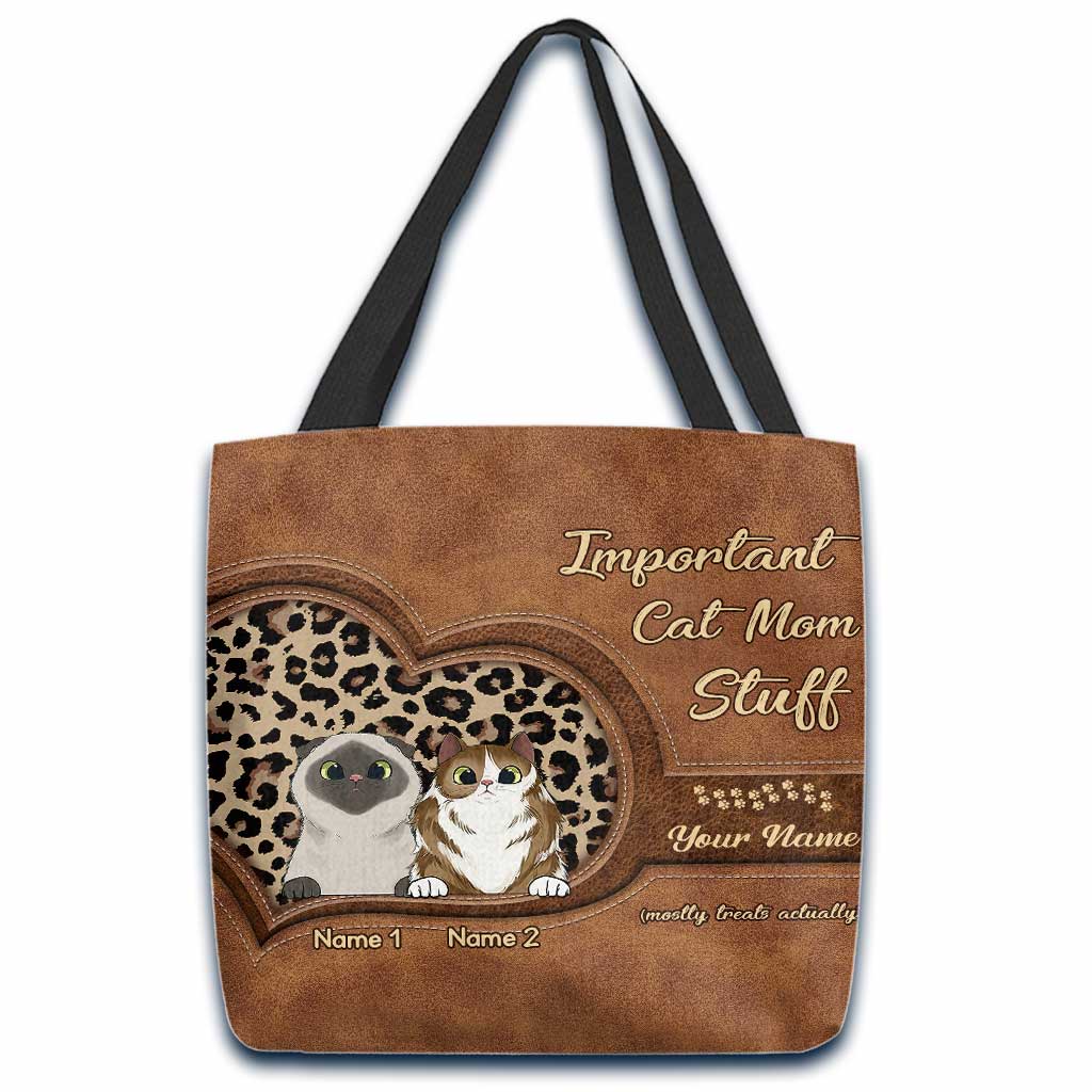 Accessoires indispensables pour maman chat - Sac fourre-tout personnalisé pour chat