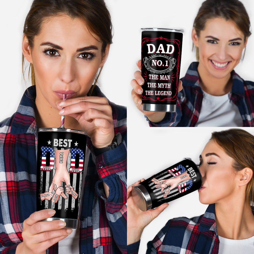 Best Dad Ever - Personalized Father Tumbler