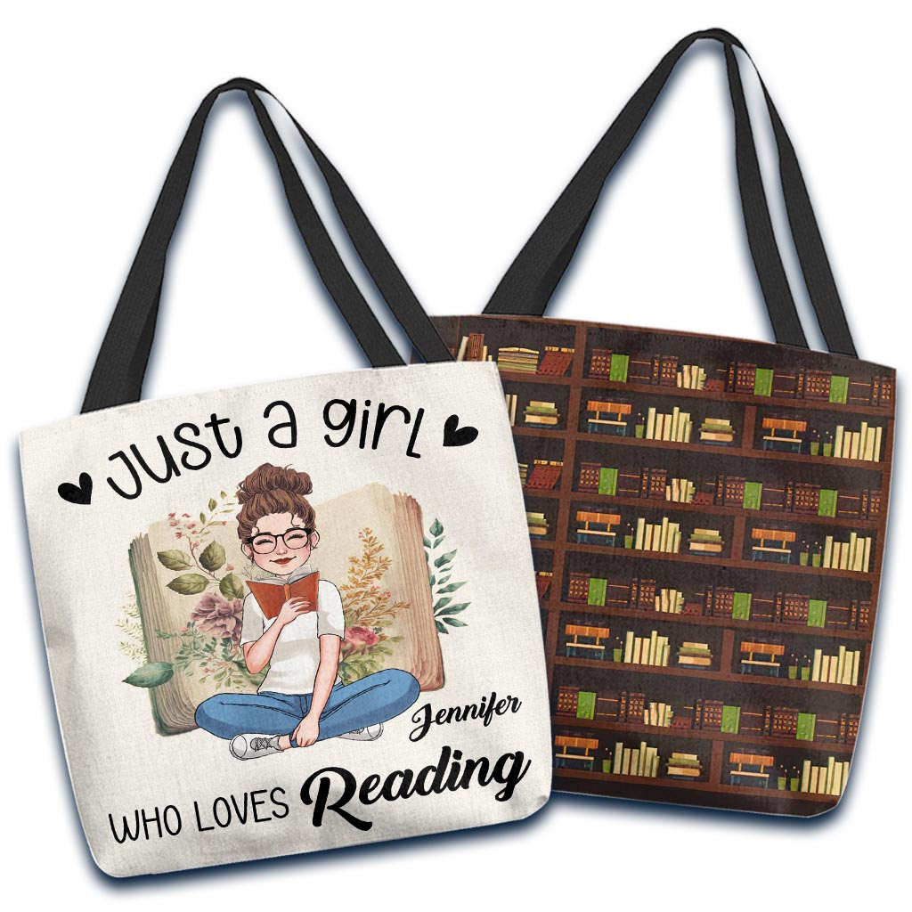 Einfach eine Leseratte – personalisierte Büchertasche