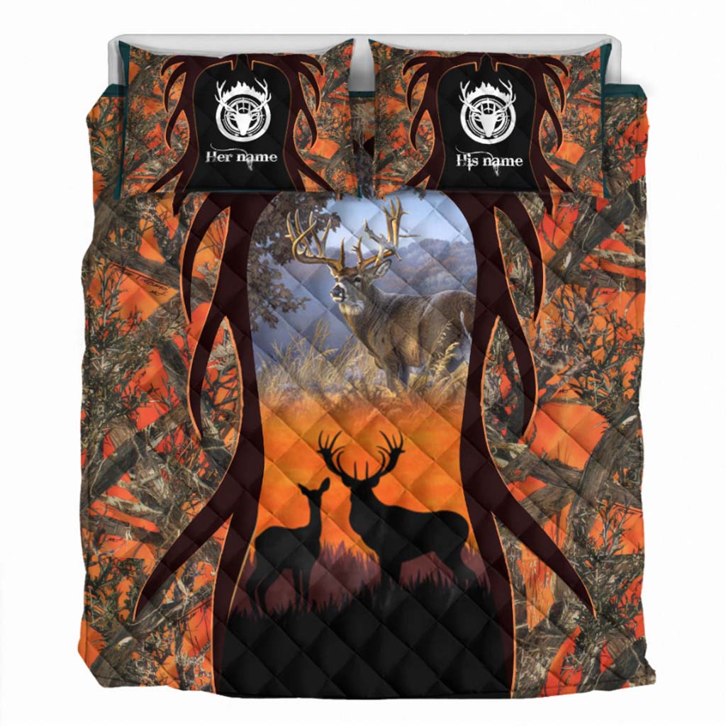 Personalisiertes Quilt-Set für Jägerpaare 1121