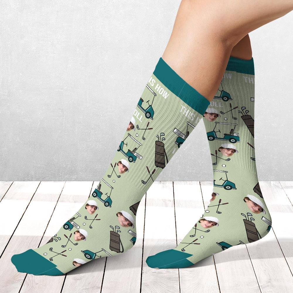 This Is How I Roll - Personalized Golf Socks