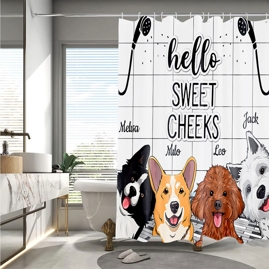 I Saw That - Personalized Dog Shower Curtain