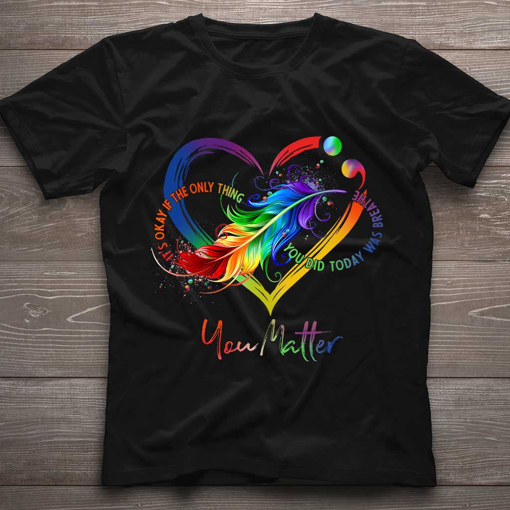 Your Life Matters - Personalized Suicide Prevention T-shirt And Hoodie