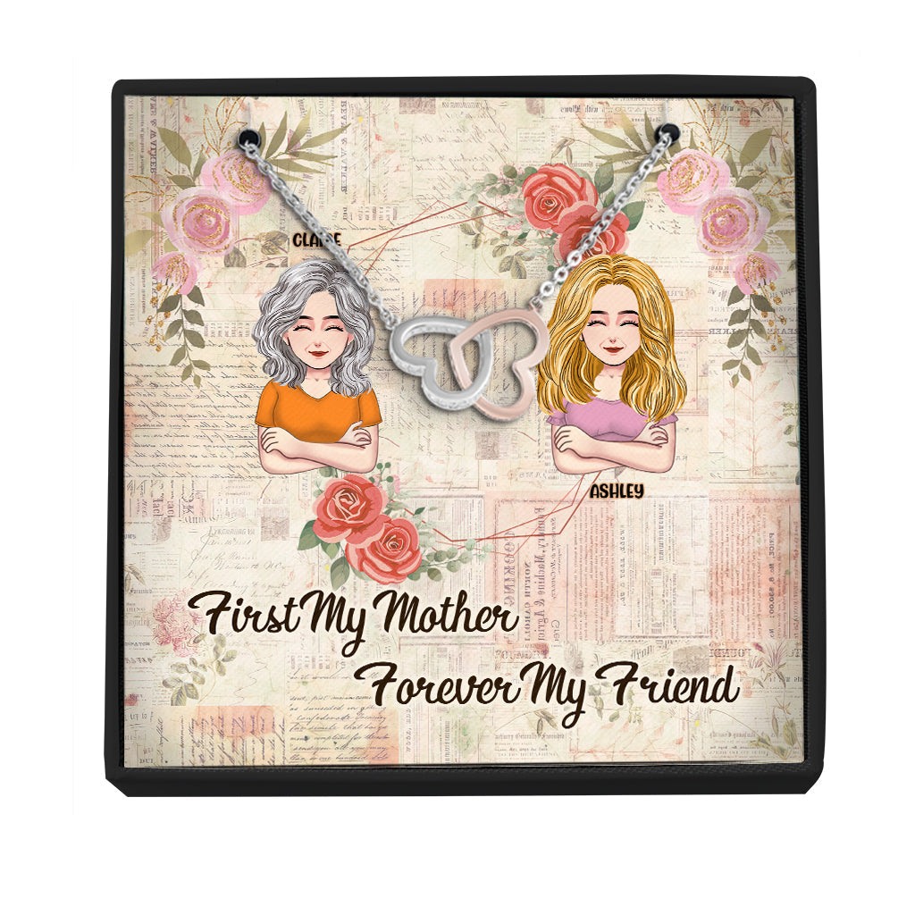 I Love You Mom - Personalized Mother Necklace