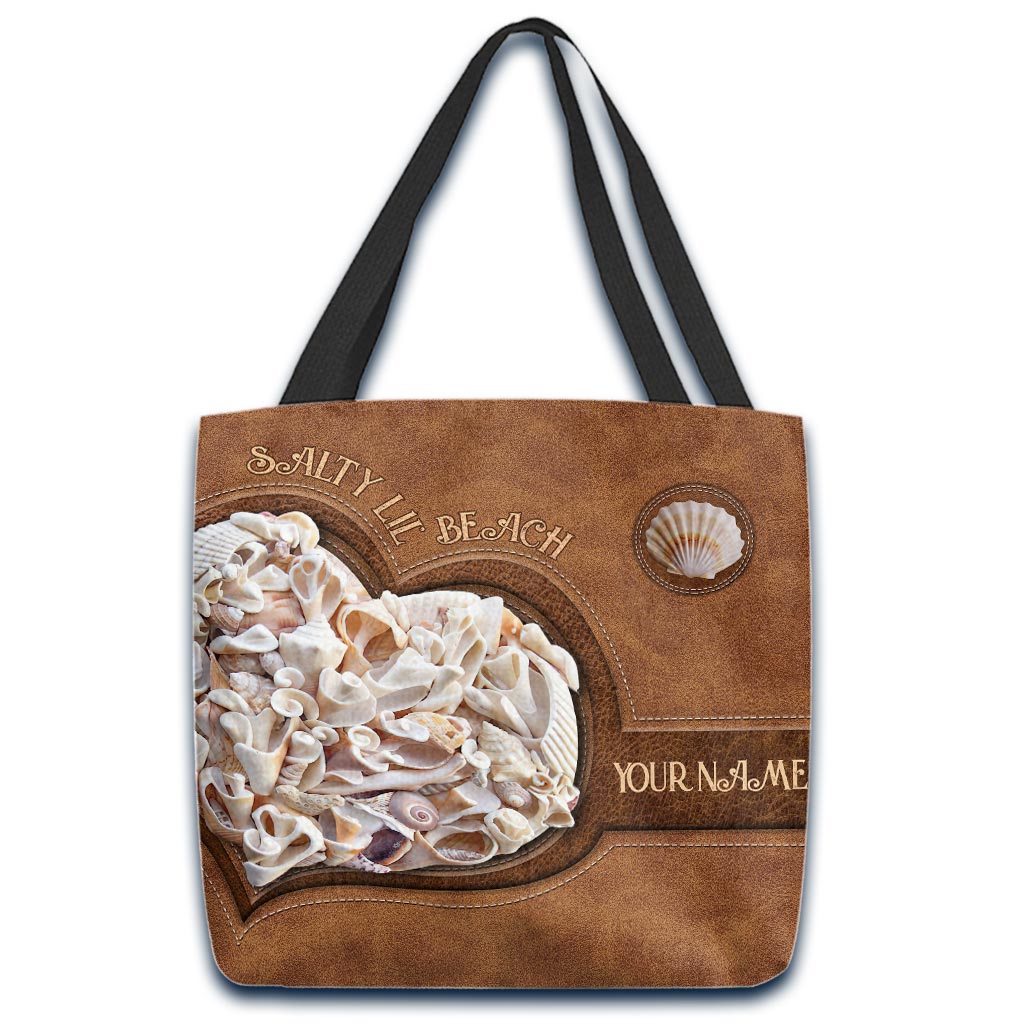 Salty Lil' Beach personalisierte Tragetasche
