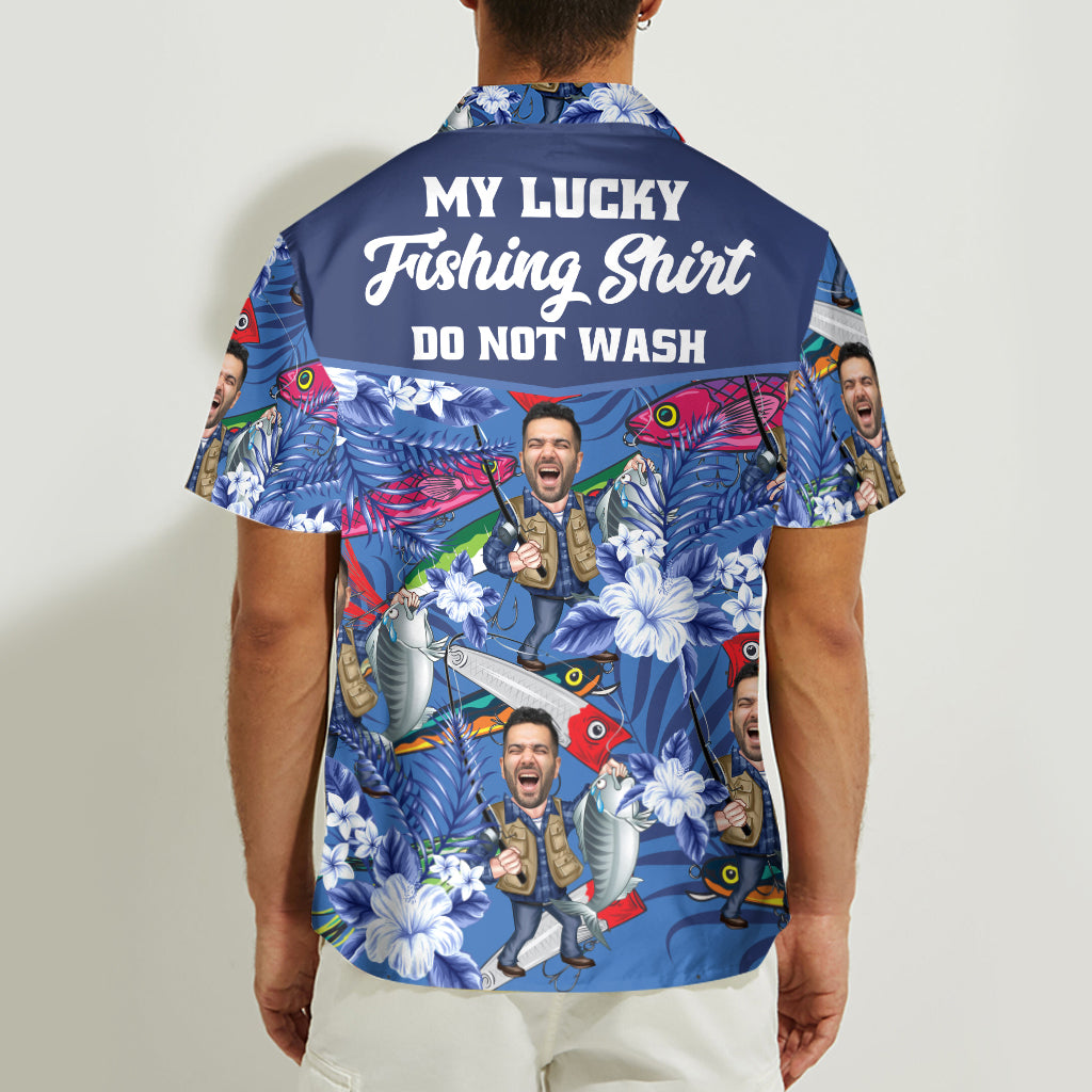 Lucky Fishing Shirt - Personalized Fishing Hawaiian Shirt