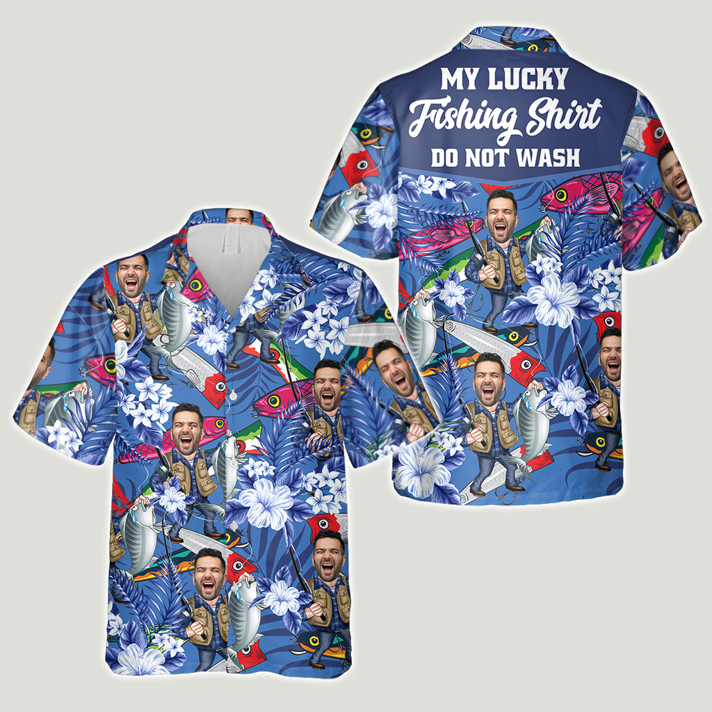 Lucky Fishing Shirt - Personalized Fishing Hawaiian Shirt
