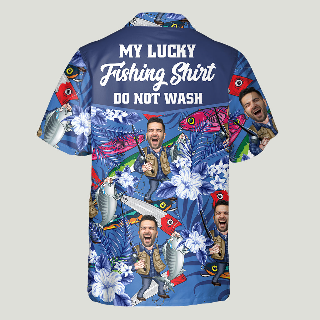 Lucky Fishing Shirt - Personalized Fishing Hawaiian Shirt