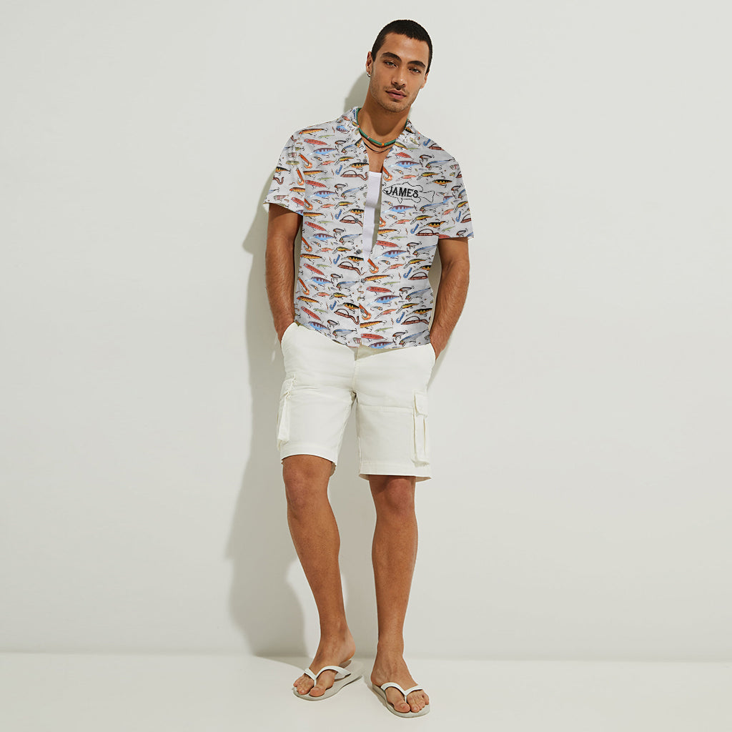 Fishing Lures - Personalized Fishing Hawaiian Shirt