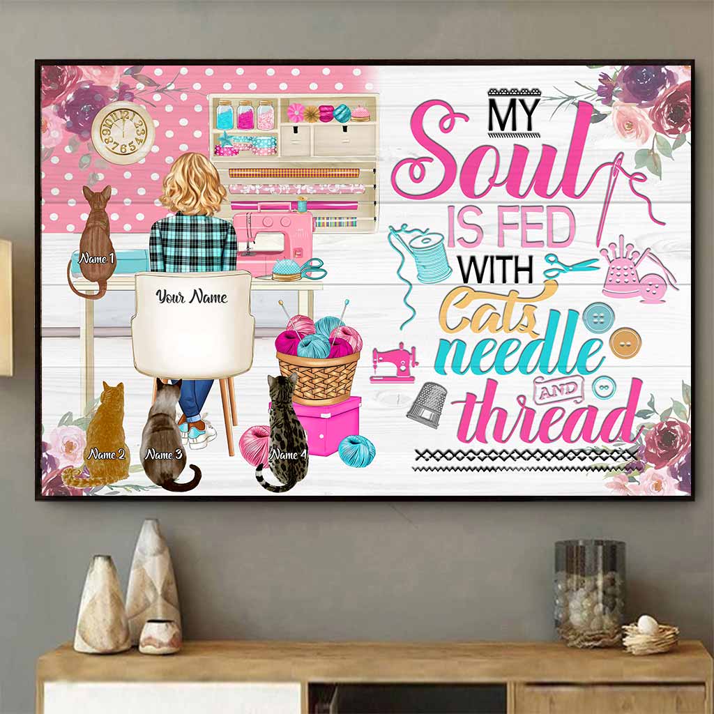 My Soul Is Fed - Sewing Personalized Poster