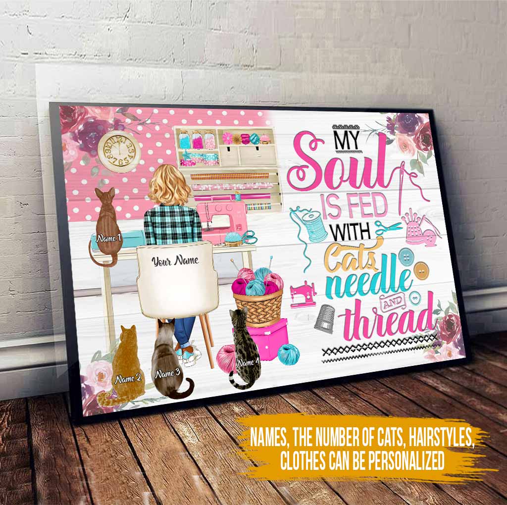 My Soul Is Fed - Sewing Personalized Poster
