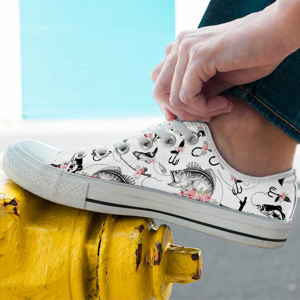 Love Fishing - Low Top Shoes 112021