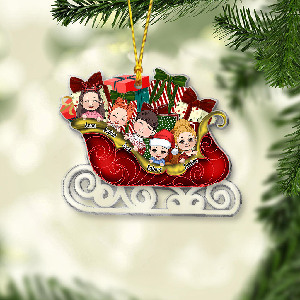 Our Grandkids - Personalized Grandma Transparent Ornament