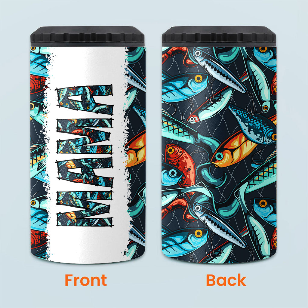 Reel Cool Dad - Fishing gift for dad, grandpa, him, husband - Personalized Can Cooler