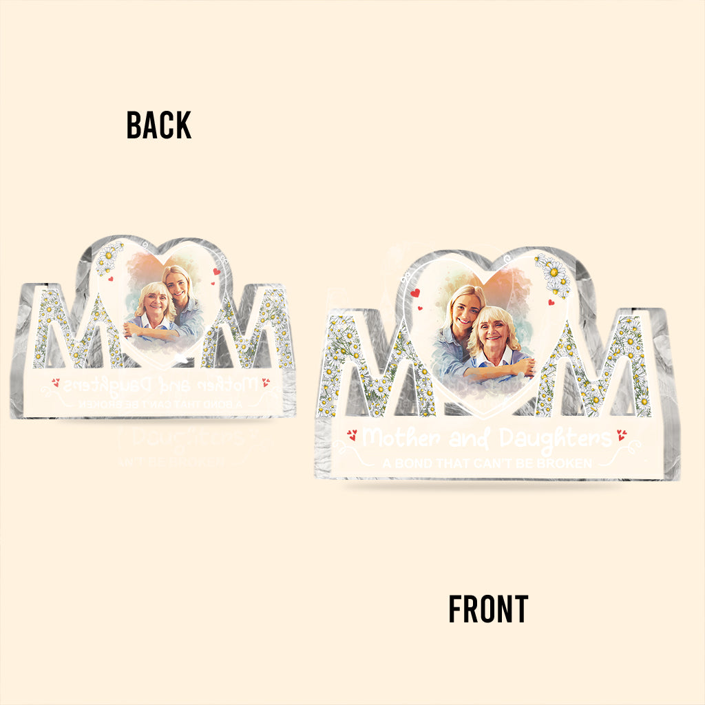 Mother And Daughter Son - Personalized Mother Custom Shaped Acrylic Plaque