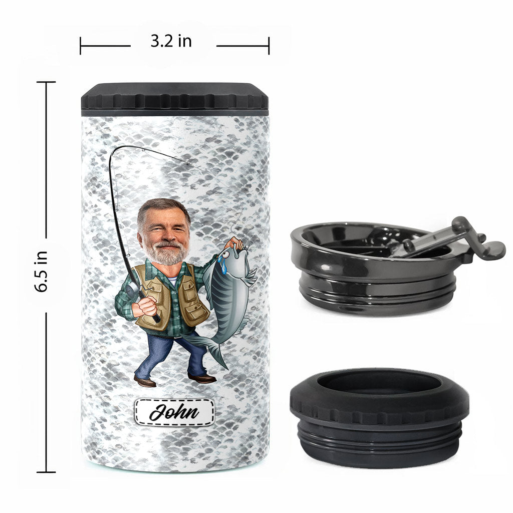 Master Baiter - Personalized Fishing Can Cooler