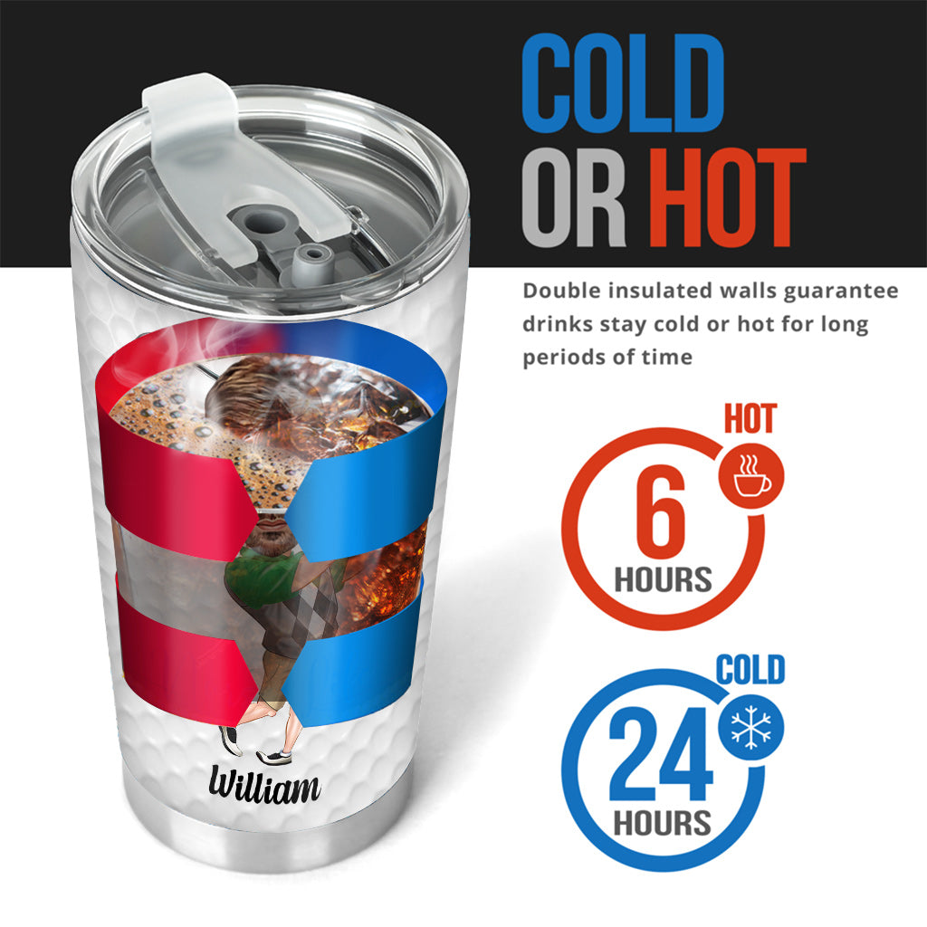 Swing Swear Drink Repeat - Personalized Golf Tumbler