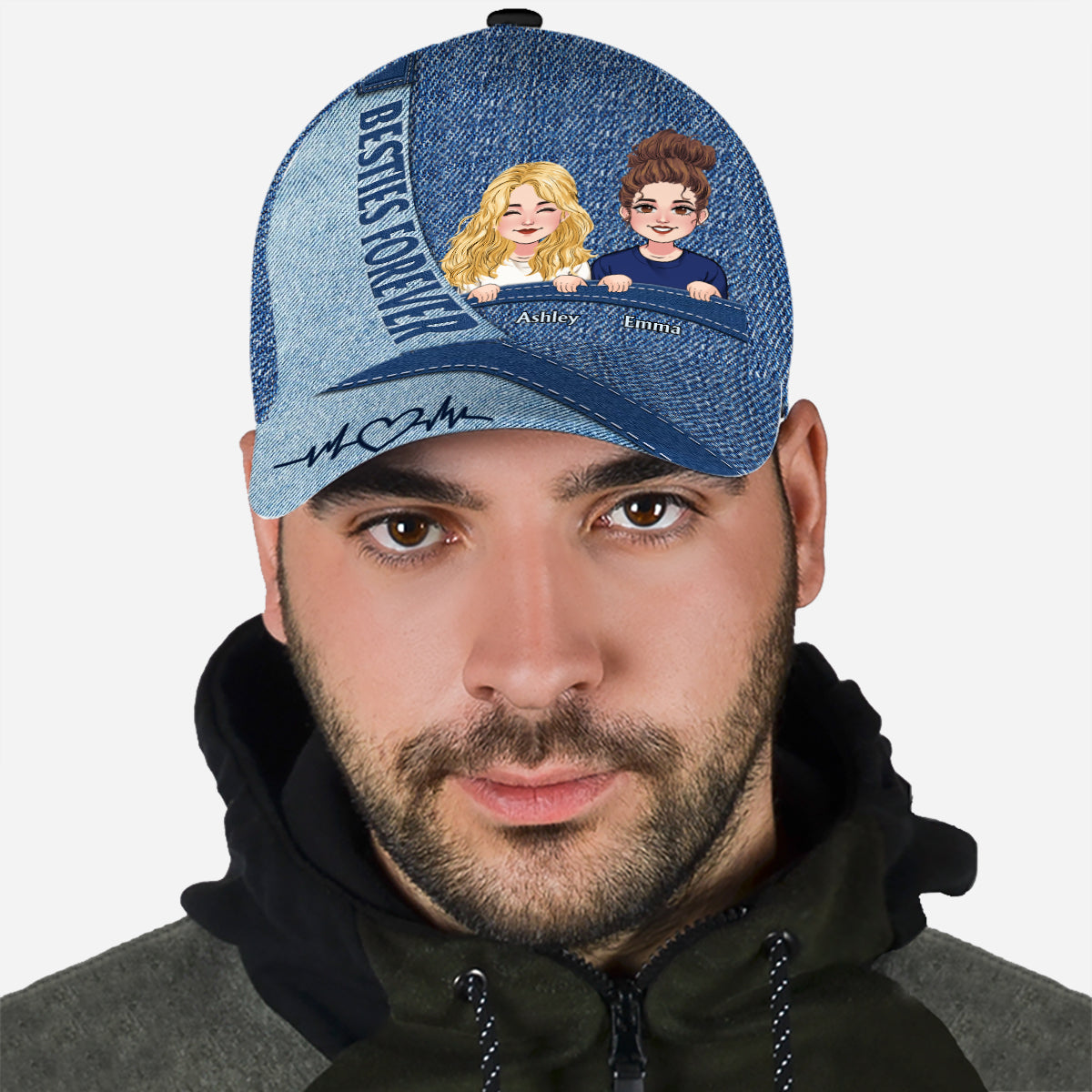 Besties Forever - Personalized Bestie Classic Cap