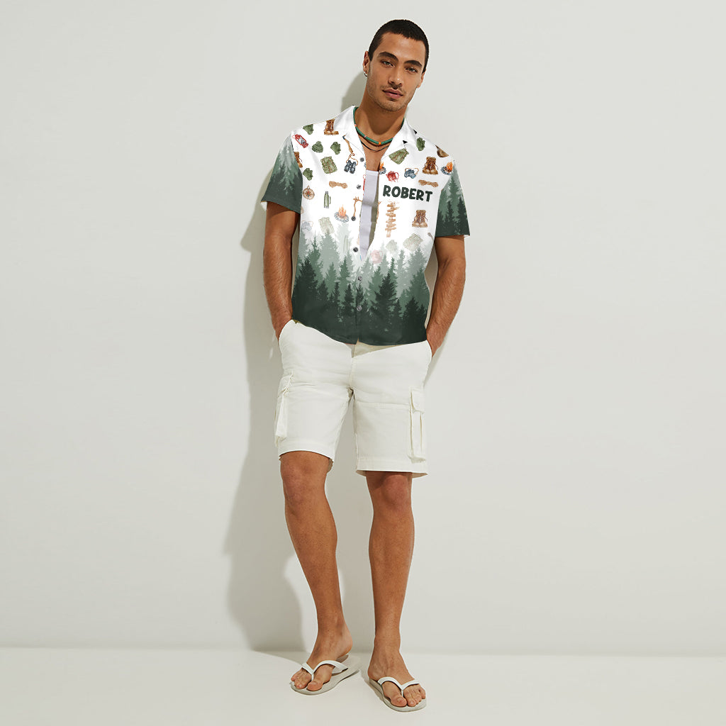 Love Camping - Personalized Camping Hawaiian Shirt