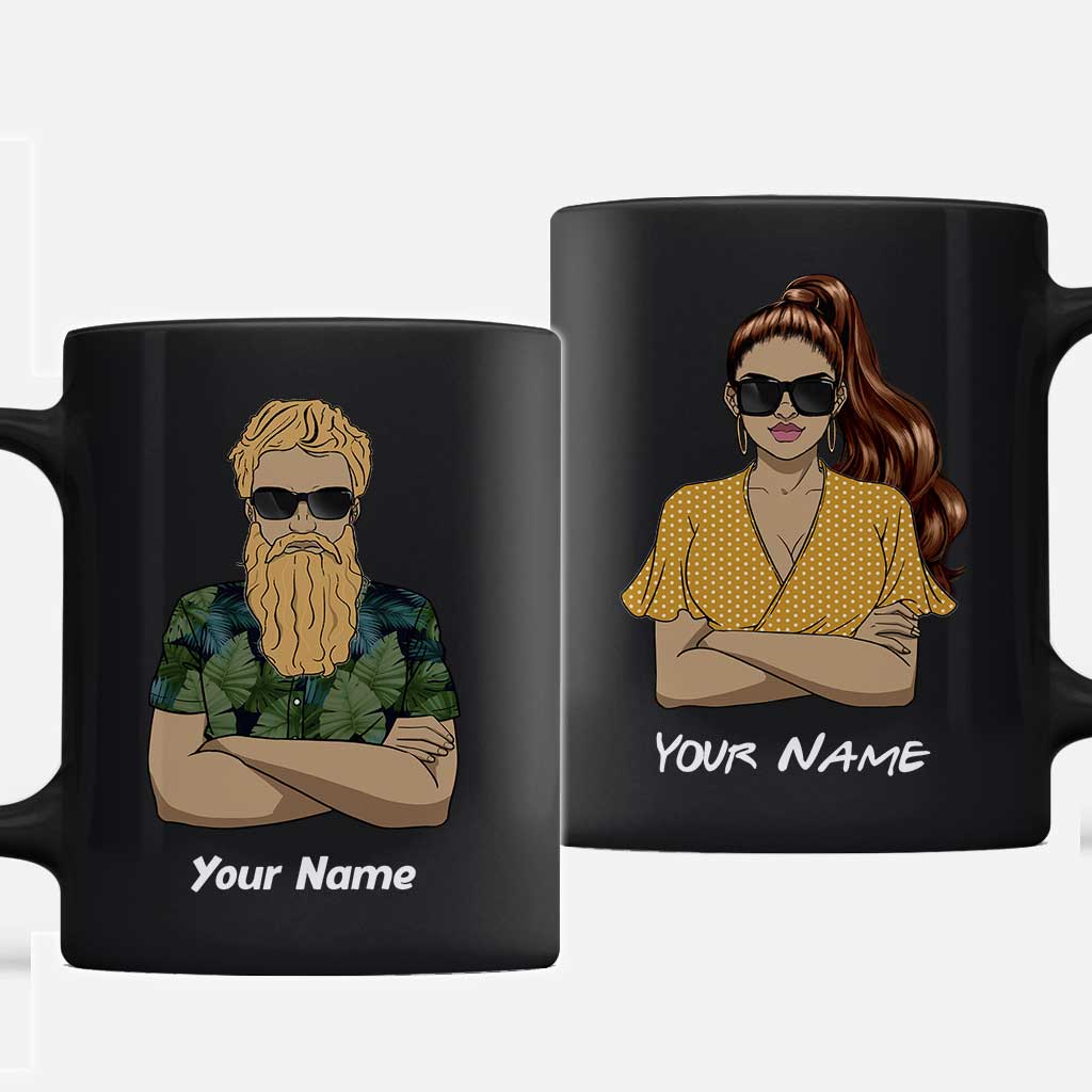 The One Whose Ears Don't Work - Personalized Couple Mug
