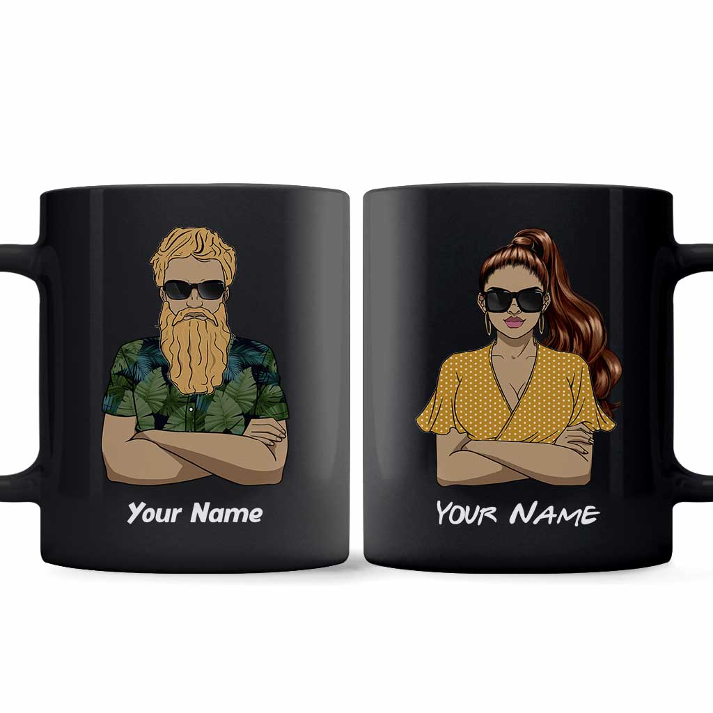 The One Whose Ears Don't Work - Personalized Couple Mug