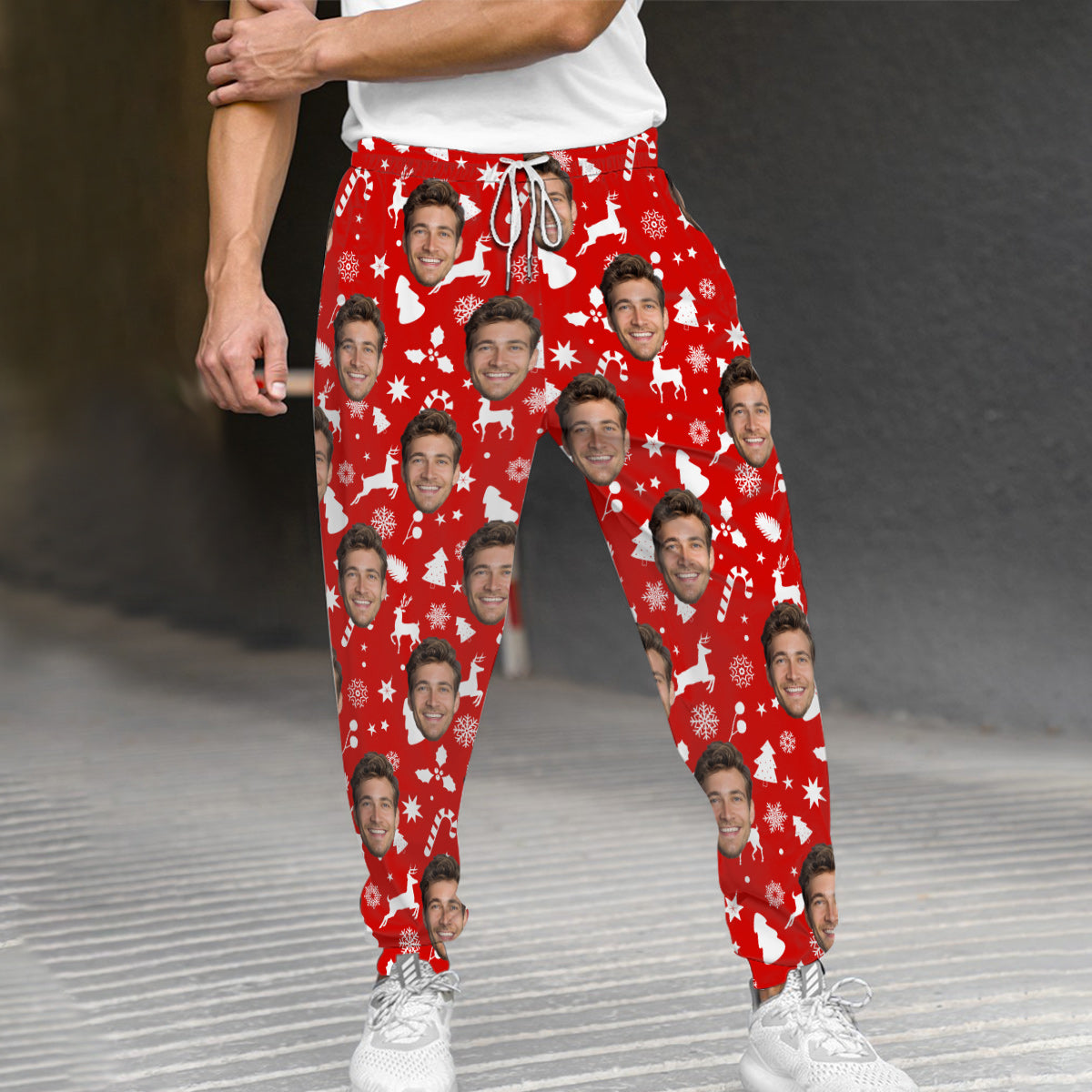 Custom Photo Unisex Sweatpants - gift for anyone, cat lover - Personalized Unisex Sweatpants
