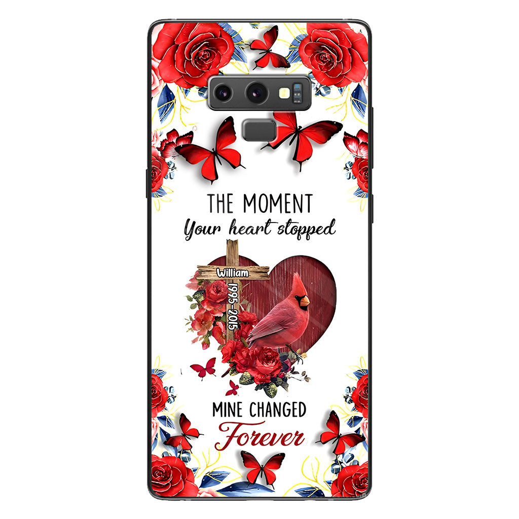 The Moment Your Heart Stopped - Personalized Memorial Phone Case
