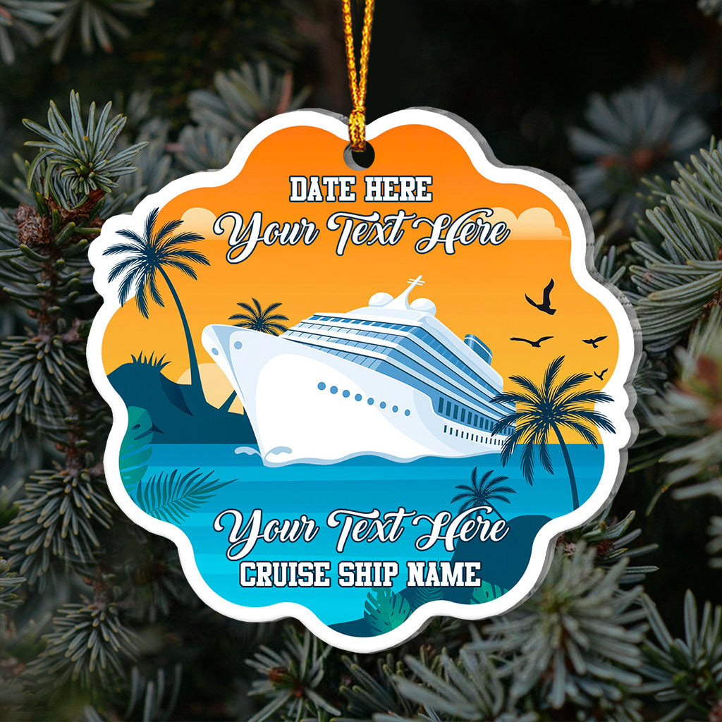 Love Cruising - Personalized Cruising Ornament