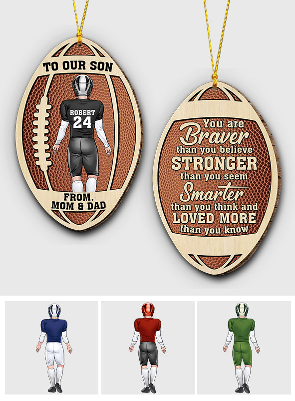 To Our Son - gift for son, him - Personalized Ornament