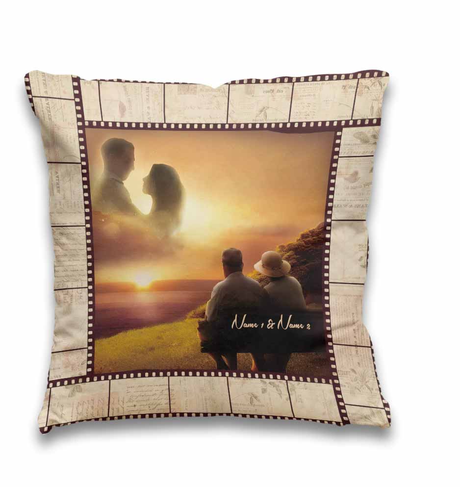 Forever And Always - Personalized Couple Throw Pillow