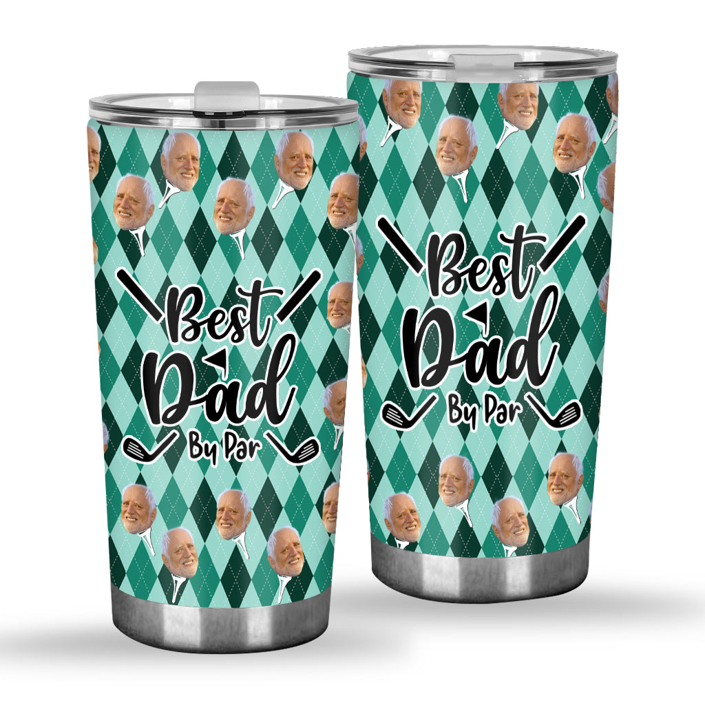 Bester Papa aller Zeiten – Golfgeschenk für Papa, ihn, Freund, Ehemann, Opa – Personalisierter Trinkbecher
