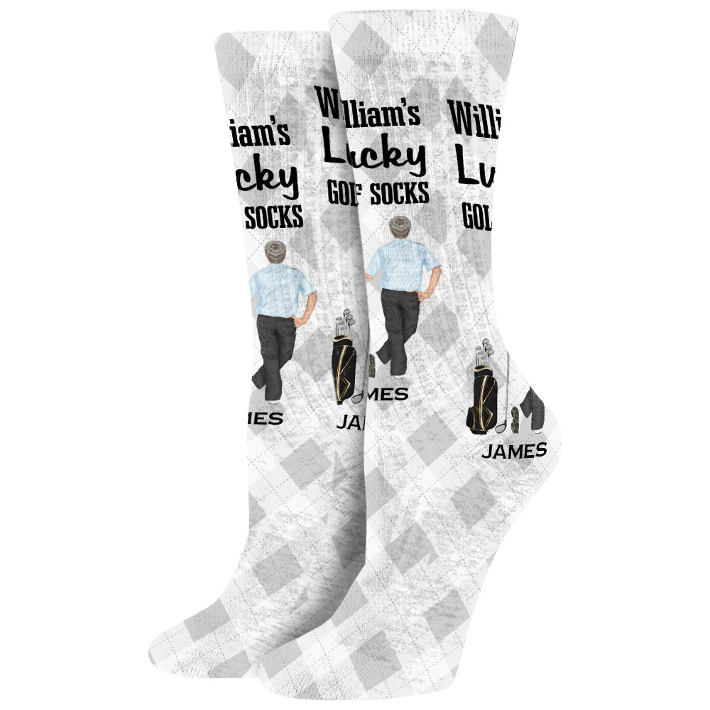 Glücksgolfsocken – Personalisierte Golfsocken