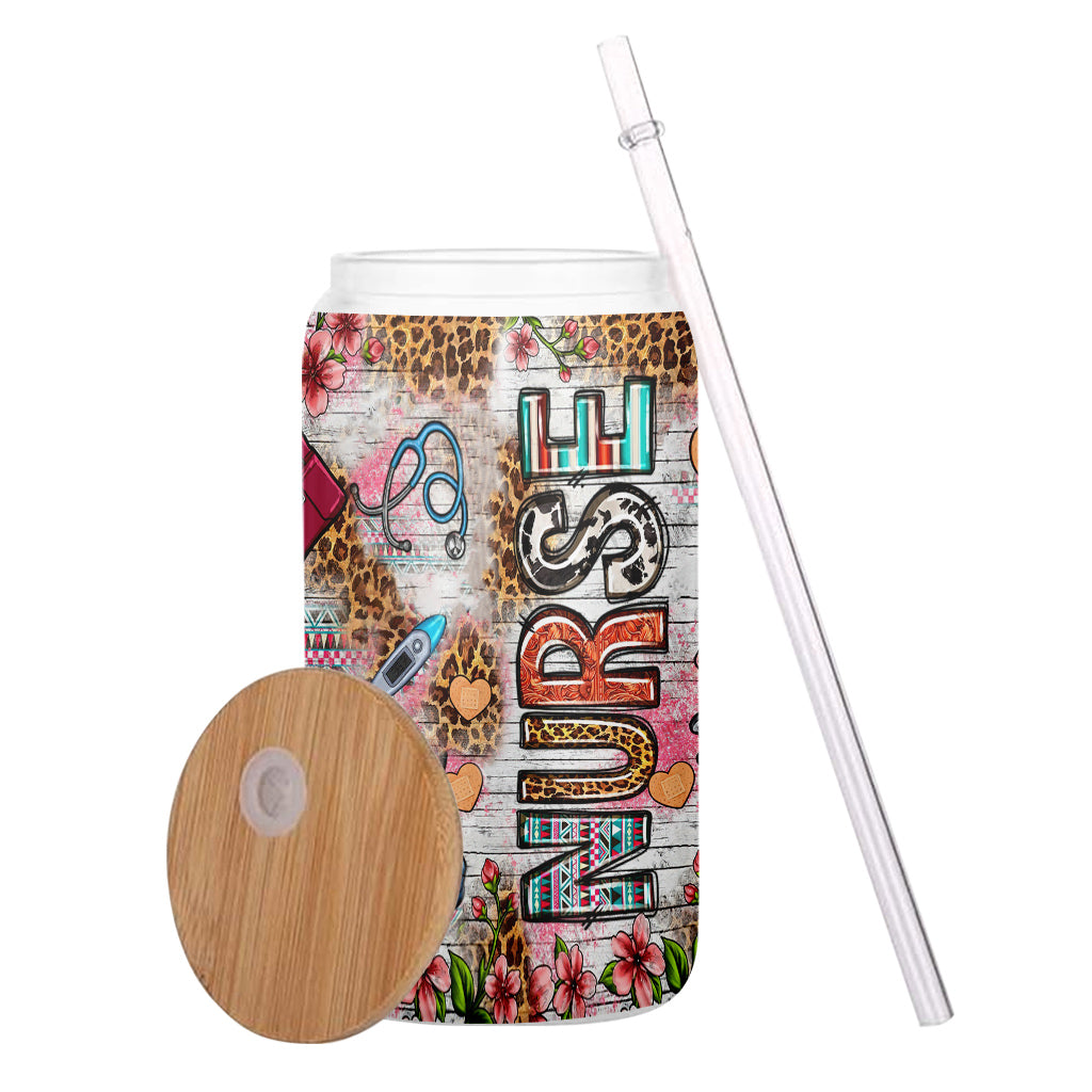 Nurse Life - Personalized Nurse Can Glass