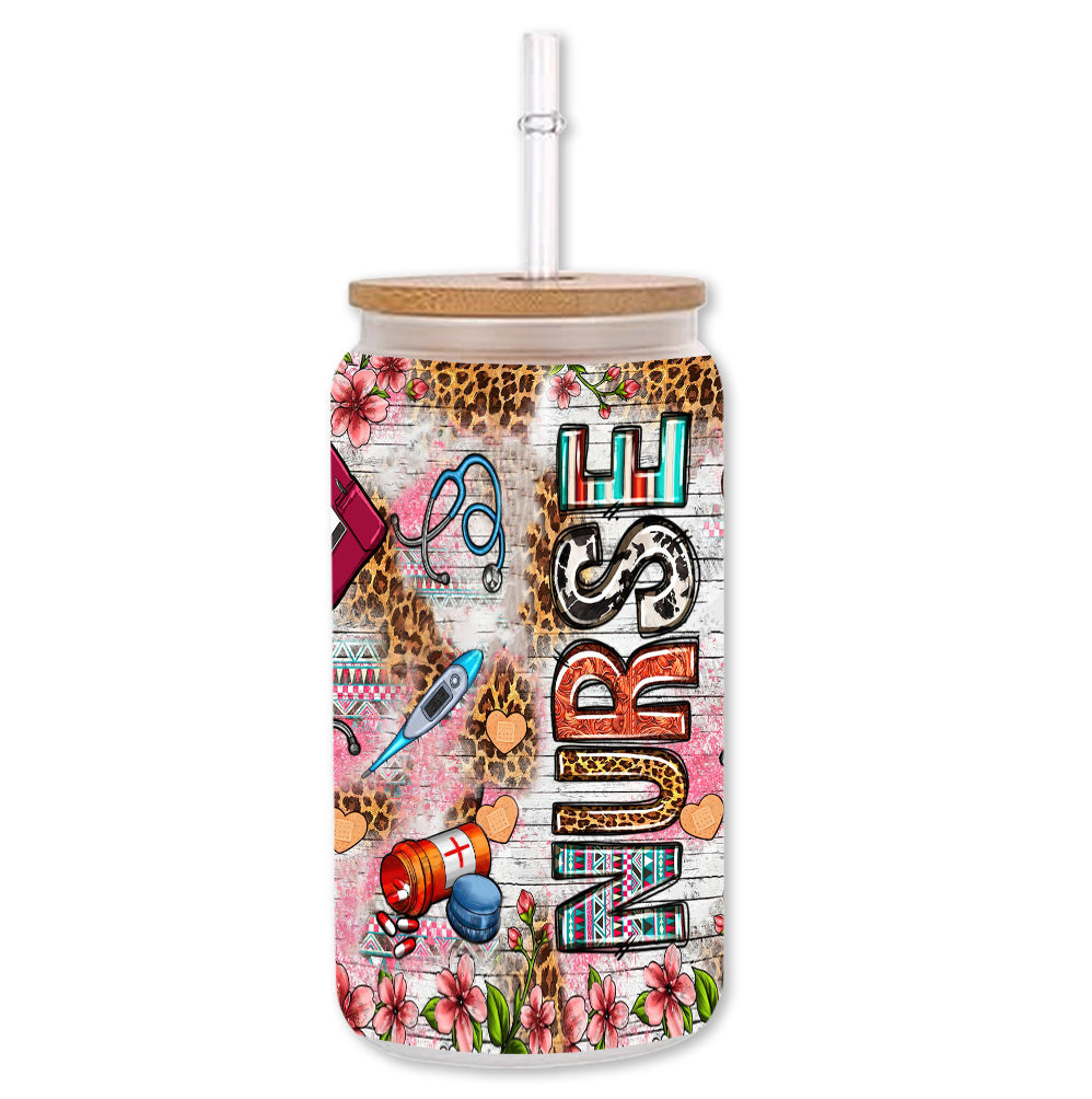 Nurse Life - Personalized Nurse Can Glass