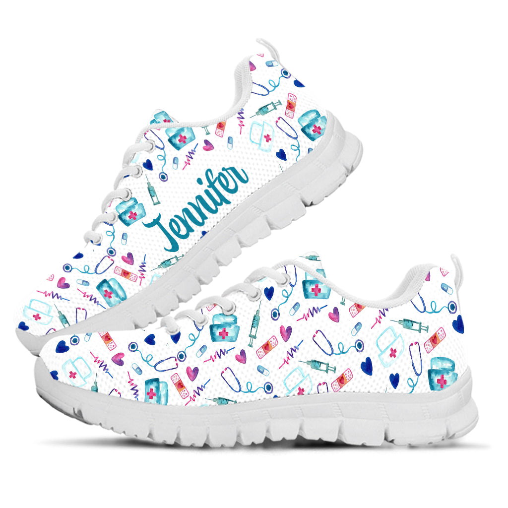 Nurse Life – Personalisierte Pflege-Sneaker