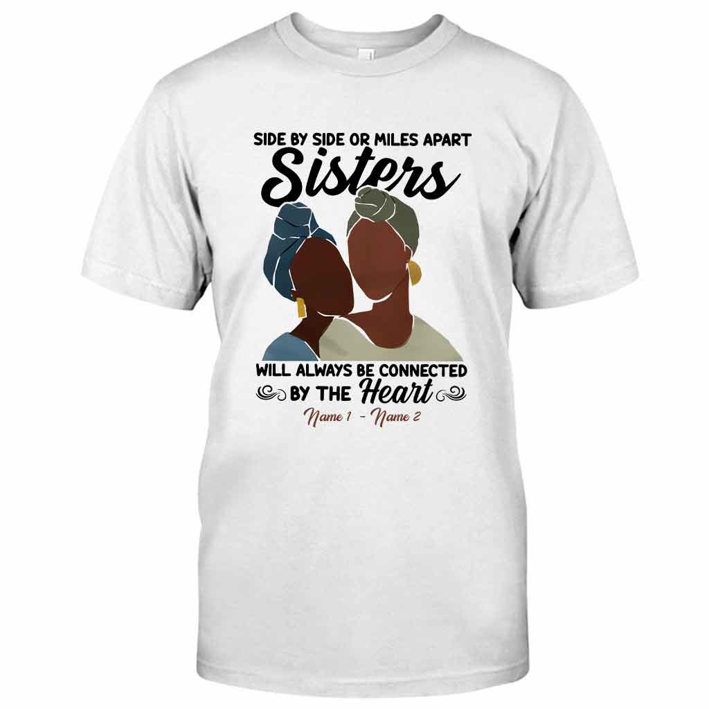Schwestern – Personalisiertes T-Shirt und Hoodie für Afroamerikanerinnen 1121