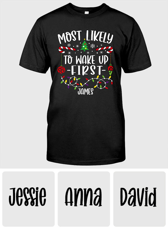 Noël en famille - T-shirt et sweat à capuche personnalisés pour toute la famille