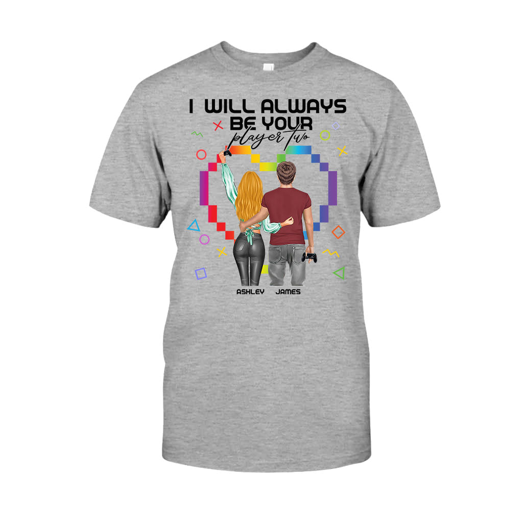 I Will Always Be Your Player Two - Personalized Video Game T-shirt And Hoodie