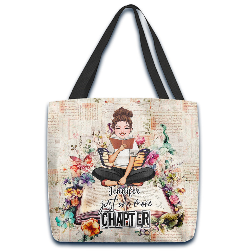 Nur noch ein Kapitel – personalisierte Buchtragetasche