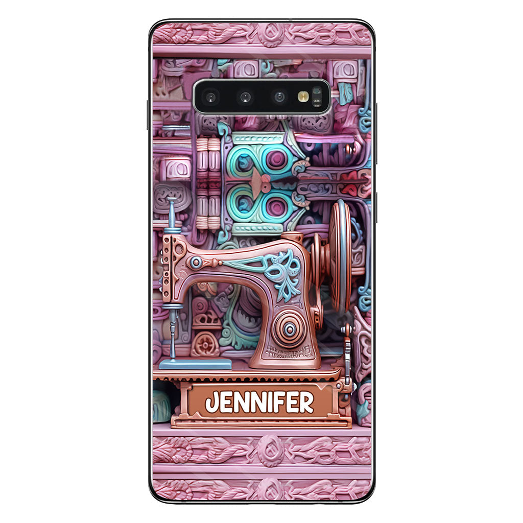 Love Sewing - Personalized Sewing Phone Case