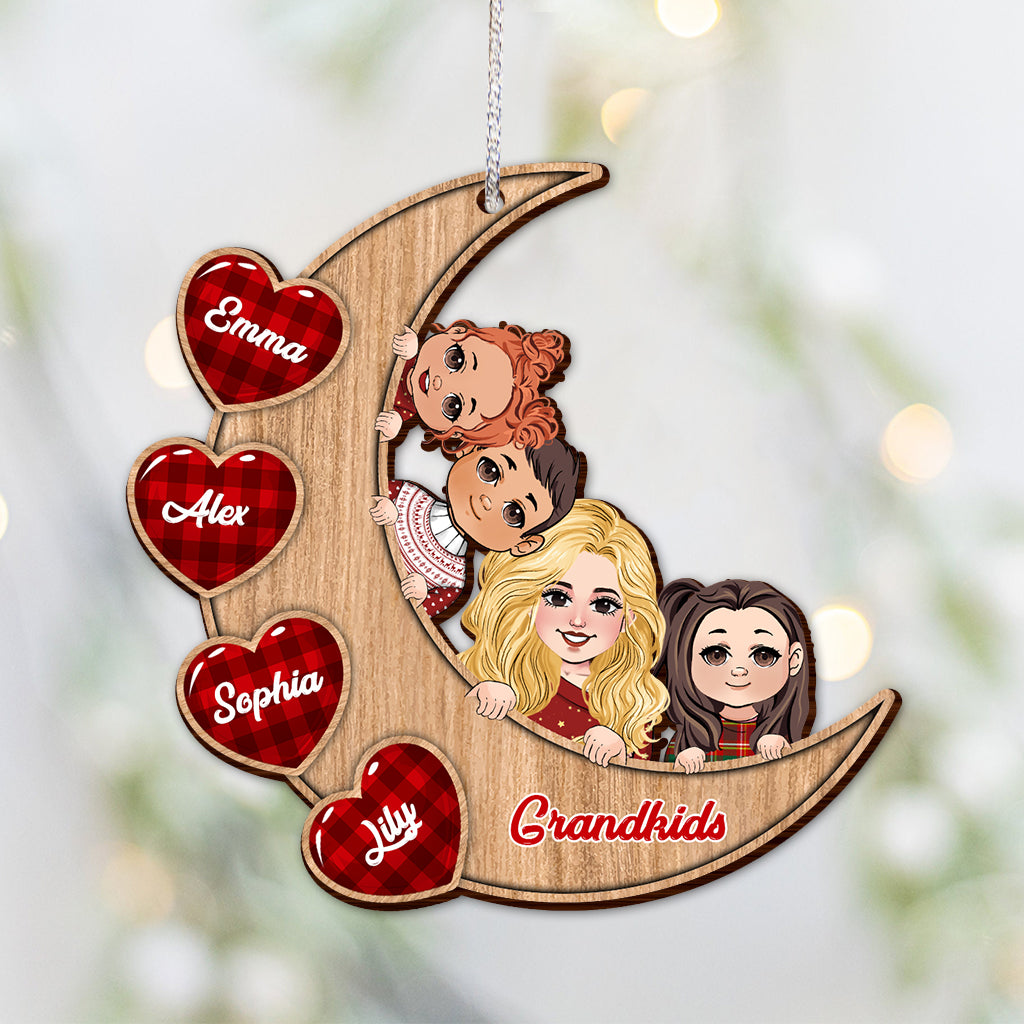 Grandkids - Personalized Grandma Ornament