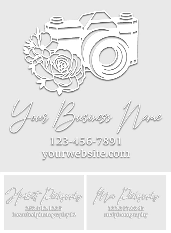 Photo Studio - Personalized Photography Decal Full