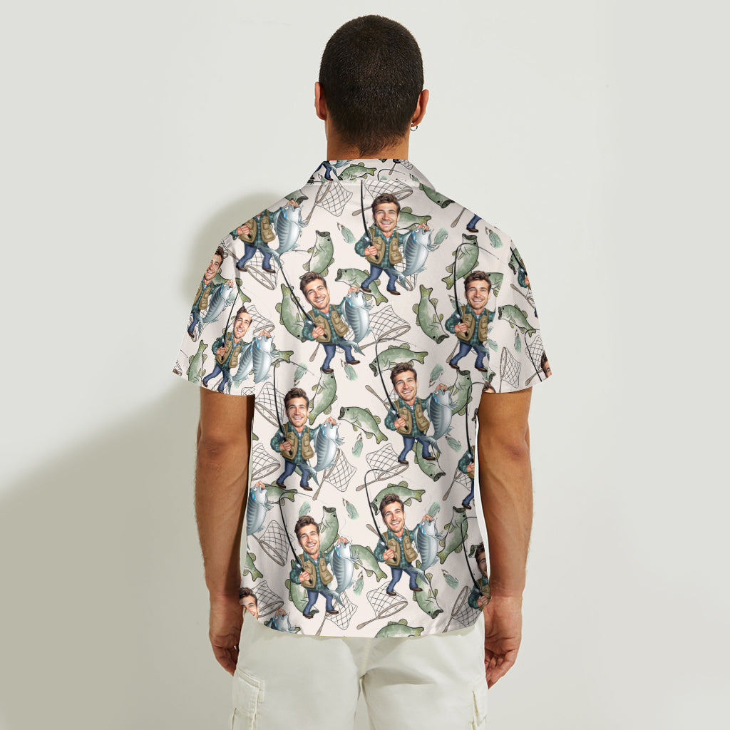 Gift For Fishing Dad, Husband, Uncle... - Personalized Fishing Hawaiian Shirt