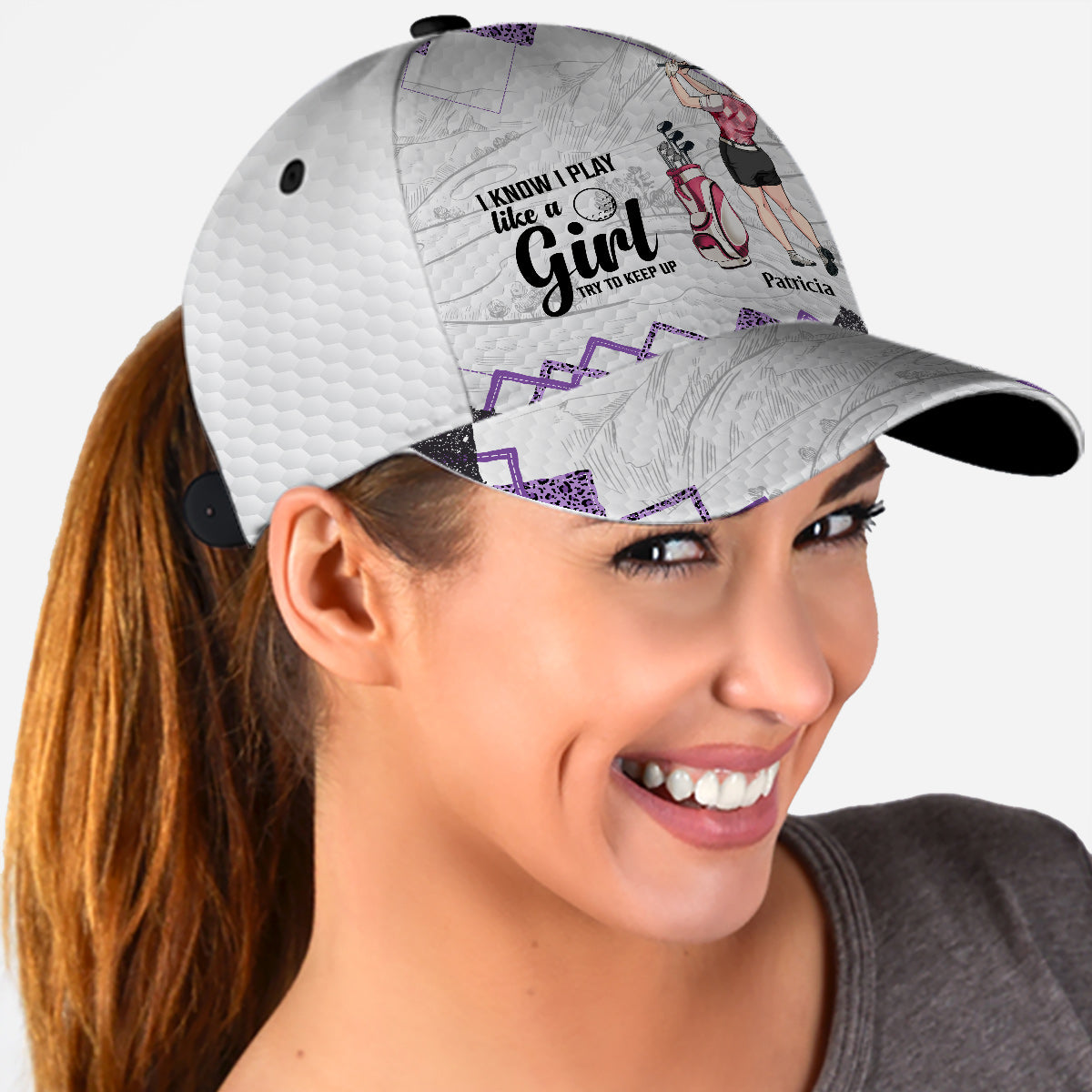 Golf Instruction - Golf gift for her, girlfriend, wife, daughter - Personalized Classic Cap