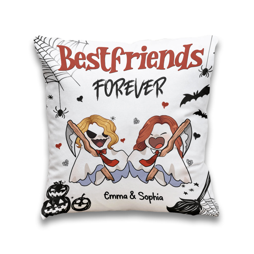 Bestfriend Forever - Personalized Bestie Throw Pillow