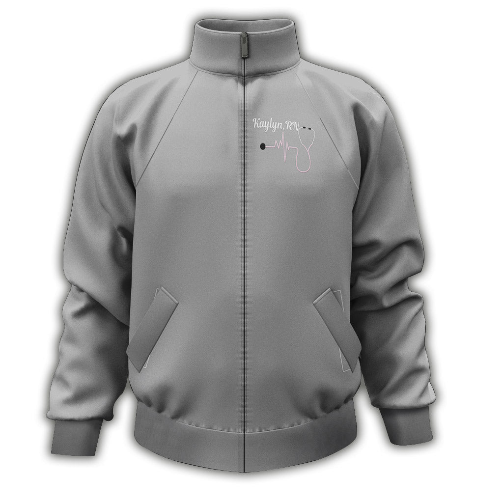 Nurse Life - Personalized Nurse Zip Jacket