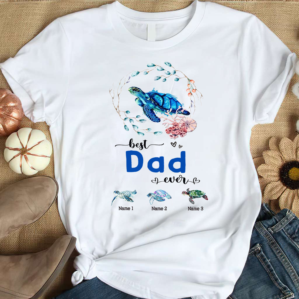 Best Nana Ever - Turtle gift for grandma, grandpa, mom, dad, uncle, aunt - Personalized T-shirt And Hoodie