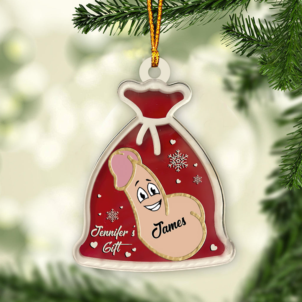 Santa Sack - Personalized Couple Ornament